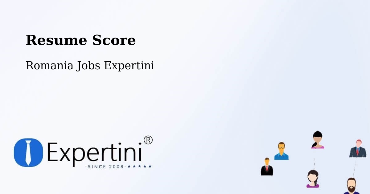Resume Score & Job Description Match Tool – Someş Odorhei - Romania Jobs Expertini